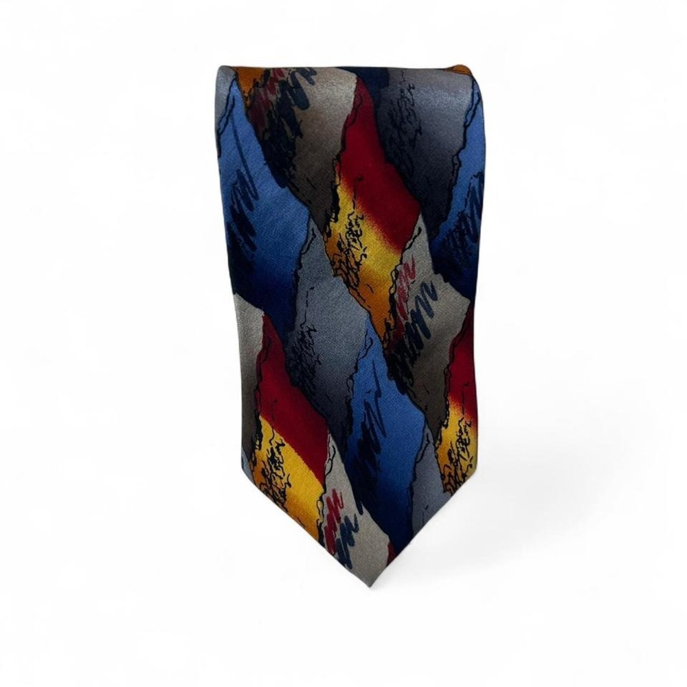 J. Garcia multicolor‎ silk tie